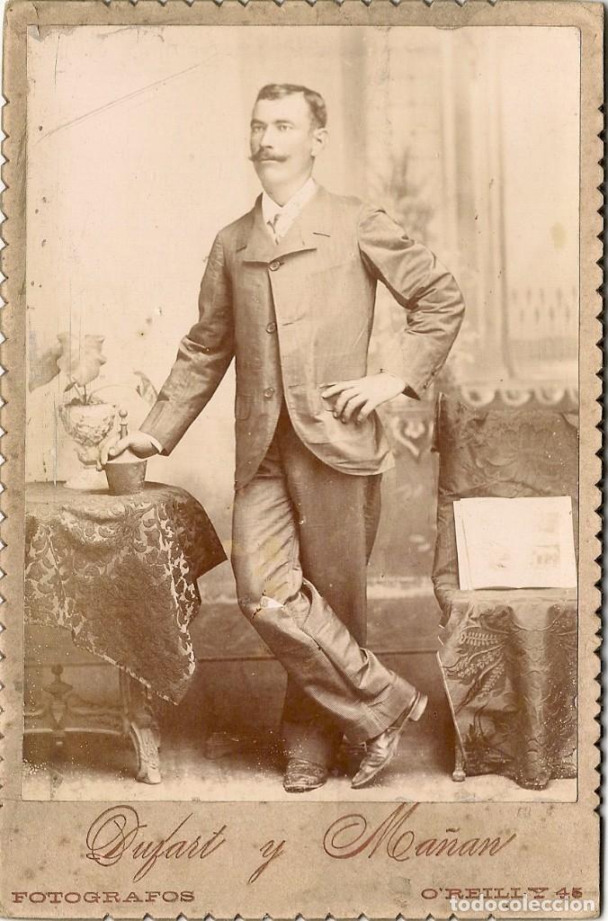 Fotograf&iacute;a antigua: FOTOGRAFIA - c/1900&acute;s DUFART y MA&Ntilde;AN - LA HABANA- CARTONE 10X15CM