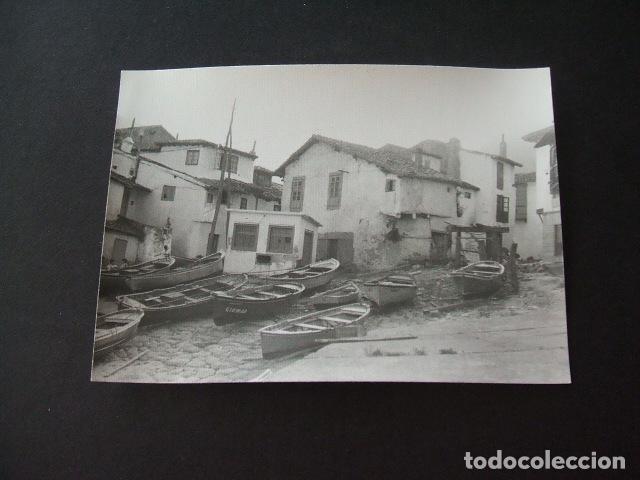 Fotografia antica: ASTURIAS PUERTO DE PESCADORES FOTOGRAFIA ANTIGUA 7,5 X 10,5 CMTS