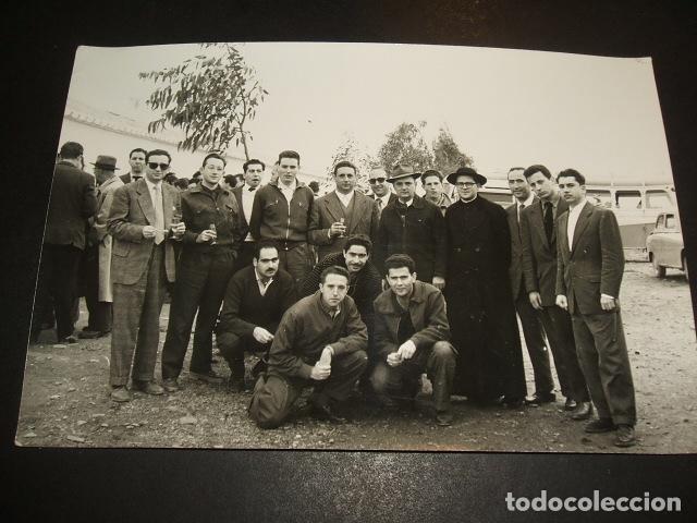 Photographie ancienne: VILLANUEVA DE CORDOBA GRUPO DE INGENIEROS FORESTALES G. RAMIREZ FOTOGRAFIA ANTIGUA 12 X 18 CMTS