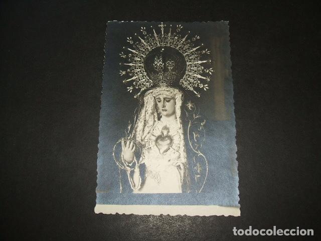 Fotograf&iacute;a antigua: CALZADA DE CALATRAVA CIUDAD REAL SEMANA SANTA VIRGEN DOLORES ANTIGUA FOTOGRAFIA 6,5 X 10 CMTS
