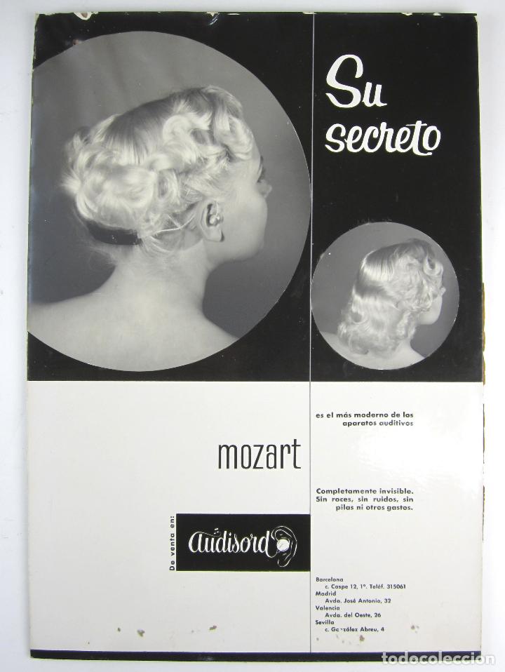 Fotograf&iacute;a antigua: AUDISORD, MOZART. APARATO AUDITIVO, FOTOMONTAJE ORIGINAL PARA PUBLICIDAD, 1960's. 35X50cm.