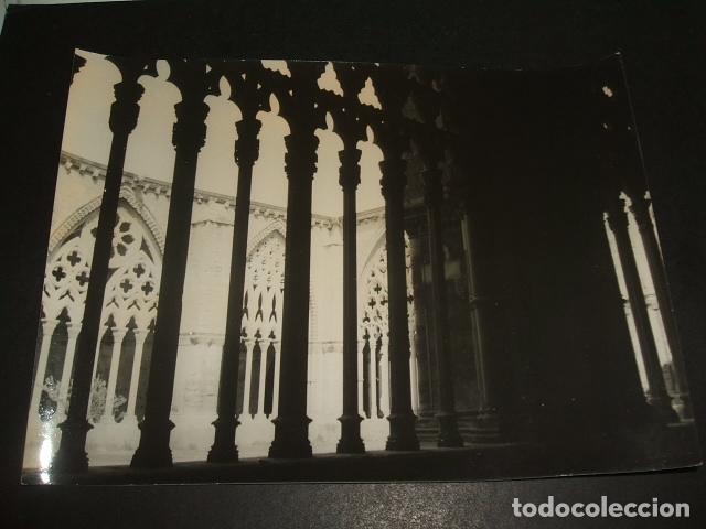 Antique Photography: LERIDA CATEDRAL CLAUSTRO FOTOGRAFIA ANTIGUA POR VIAJERO FRANC&Eacute;S 13 X 18 CMTS