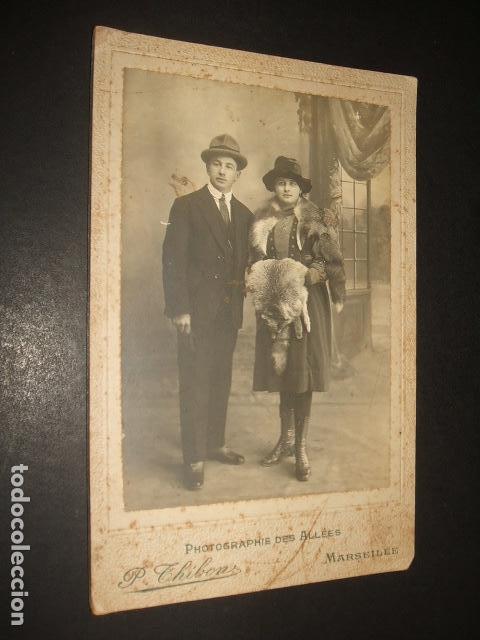 Fotografia antica: RETRATO DE  EMIGRANTES ESPA&Ntilde;OLES EN FRANCIA FOTOGRAFIA HACIA 1910