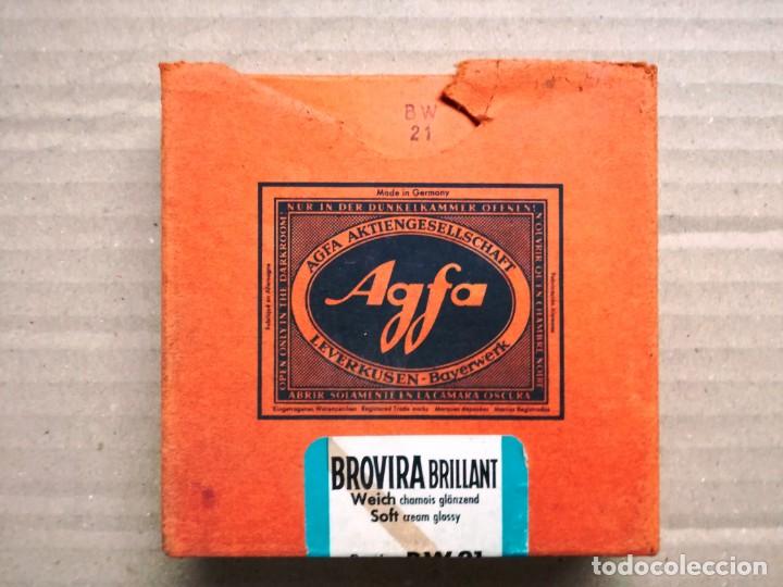 Gran colección foto antigua papel Agfa Brovira OVP misb 