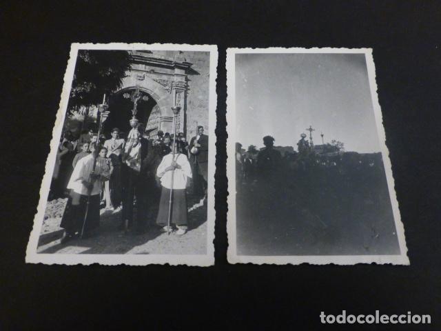 Fotograf&iacute;a antigua: QUINTANAS DE GORMAZ SORIA 2 FOTOGRAFIAS A&Ntilde;OS 30 PROCESION