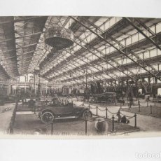 Fotografía antigua: POSTAL DE LA EXPOSICIÓN DE LYON DE AUTOMÓVILES DE 1914. Lote 150954834