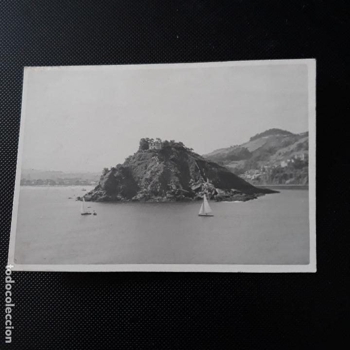 Antique Photography: SAN SEBASTIAN GUIPUZCOA ISLA DE SANTA CRISTINA FOTOGRAFIA A&Ntilde;OS 40 6 X 9 CMTS