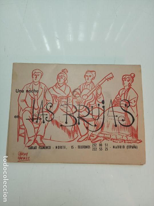 Alte Fotografie: FOTOGRAF&Iacute;AS RECUERDO - UNA NOCHE EN LAS BRUJAS - TABLAO FLAMENCO - MANOLO SANTANA Y ACOMP. - A&Ntilde;OS 70
