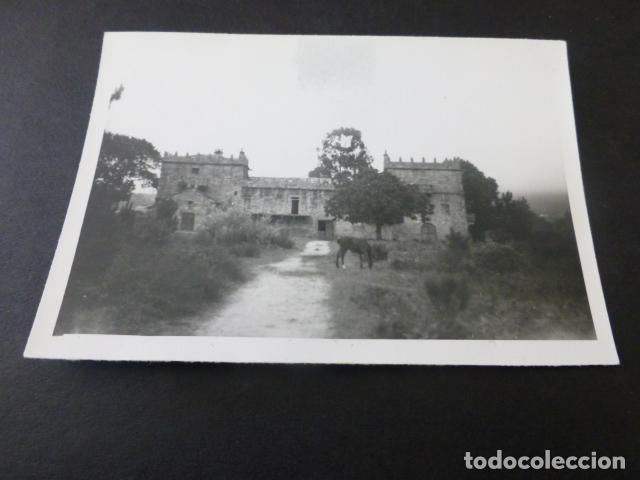 Alte Fotografie: VILLANUEVA DE AROSA PONTEVEDRA PAZO DEL RIAL FOTOGRAFIA ANTIGUA 7 X 10 CMTS