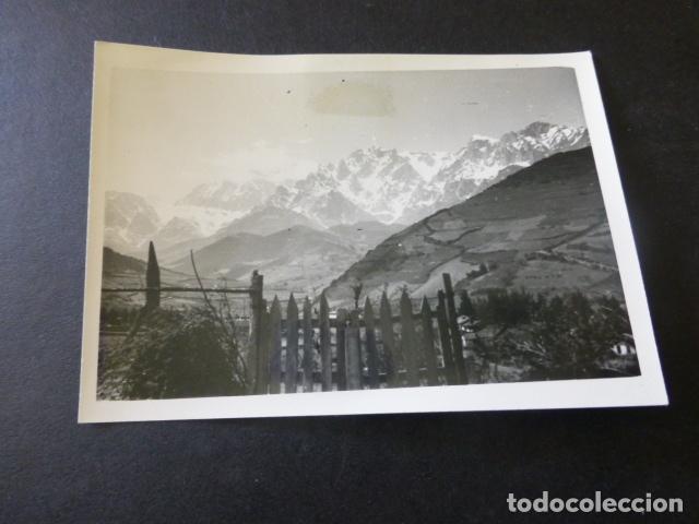 Antique Photography: POTES CANTABRIA VISTA DE LOS PICOS DE EUROPA FOTOGRAFIA ANTIGUA 6 X 9 CMTS