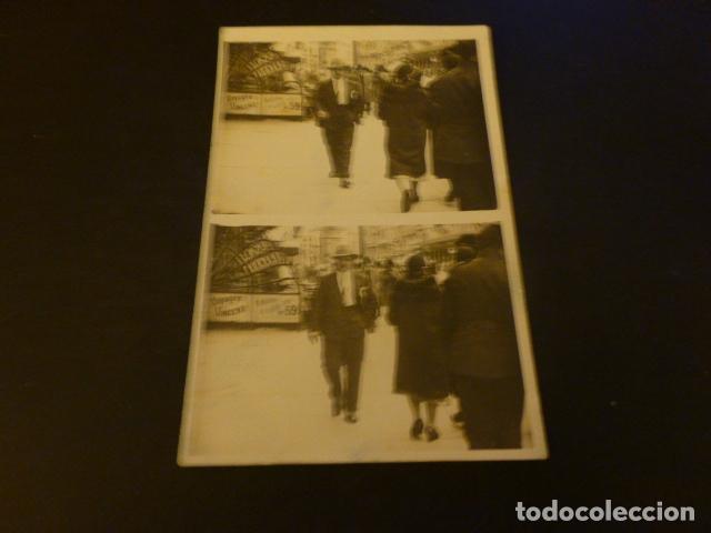 Fotografia antiga: FOTOGRAFIA POR FOTOGRAFO AMBULANTE MINUTERO RETRATO DE HOMBRE EN CALLE 8 X 12 CMTS