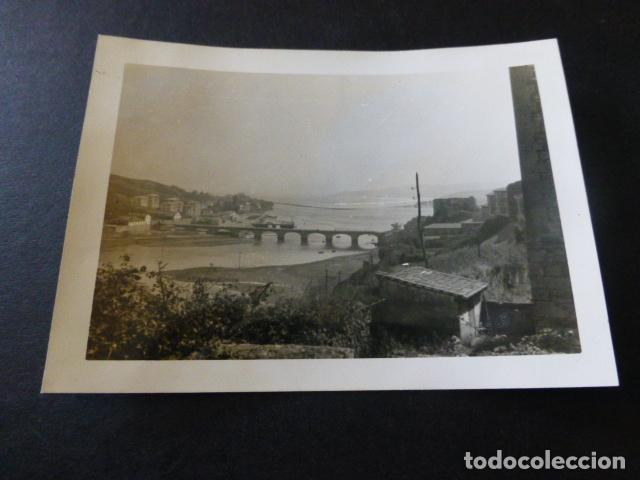 Fotografia antiga: SAN VICENTE DE LA BARQUERA CANTABRIA VISTA FOTOGRAFIA ANTIGUA 7,5 X 10,5 CMTS