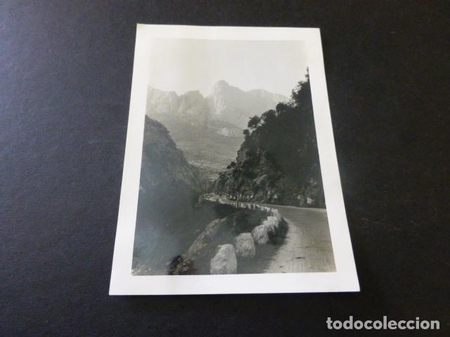 Fotograf&iacute;a antigua: DESFILADERO DE LA HERMIDA CANTABRIA ANTIGUA FOTOGRAFIA 7,5 X 10,5 CMTS