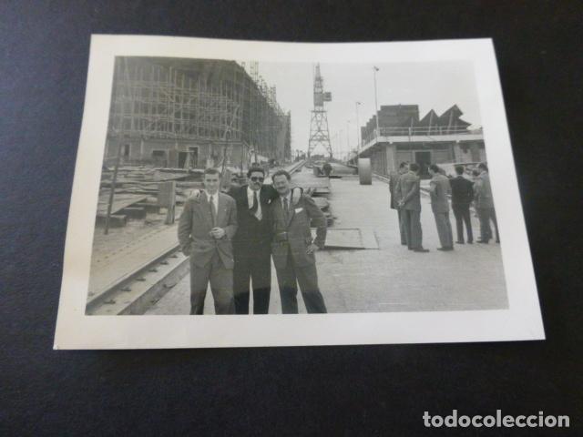 Alte Fotografie: MATAGORDA CADIZ ASTILLEROS PETROLERO ESCOTRON ANTIGUA FOTOGRAFIA 7,5 X 10,5 CMTS
