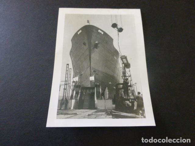 Alte Fotografie: CADIZ ASTILLEROS EL IBERICO ANTIGUA FOTOGRAFIA 7,5 X 10,5 CMTS