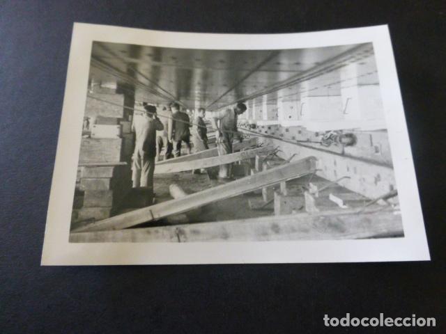 Fotografia antica: CADIZ ASTILLEROS DE CADIZ EL IBERICO ANTIGUA FOTOGRAFIA 7,5 X 10,5 CMTS