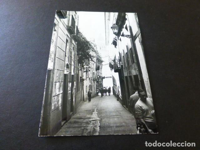 Antique Photography: santiago de compostela una calle antigua fotograf&iacute;a 7,5 x 10,5 cmts