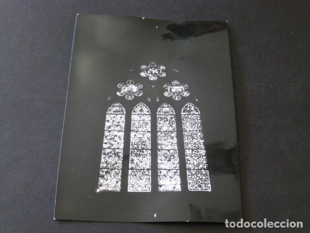 Photographie ancienne: leon vidrieras de la catedral antigua fotograf&iacute;a 7,5 x 10,5 cmts