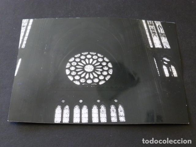 Photographie ancienne: leon vidrieras de la catedral antigua fotograf&iacute;a 7,5 x 10,5 cmts