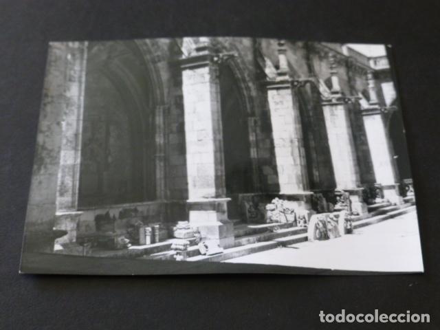 Fotografia antica: leon claustro de la catedral antigua fotograf&iacute;a 7,5 x 10,5 cmts