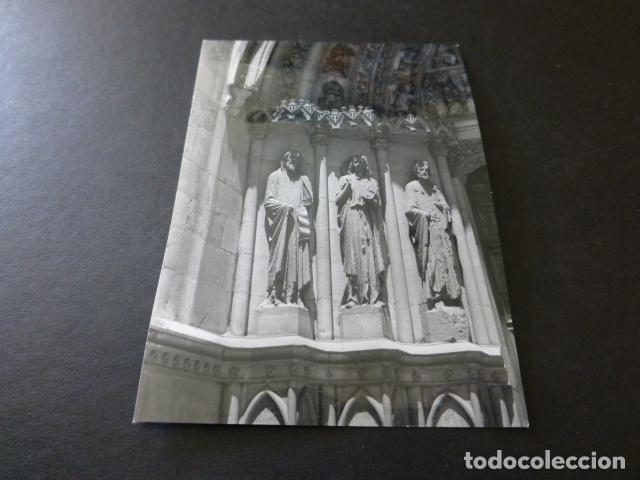Photographie ancienne: leon detalle de la catedral antigua fotograf&iacute;a 7,5 x 10,5 cmts