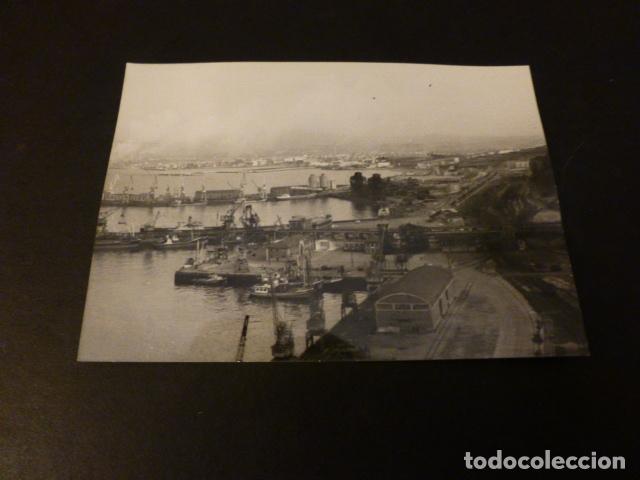 Antique Photography: gijon asturias puerto del musel antigua fotograf&iacute;a 7,5 x 10,5 cmts