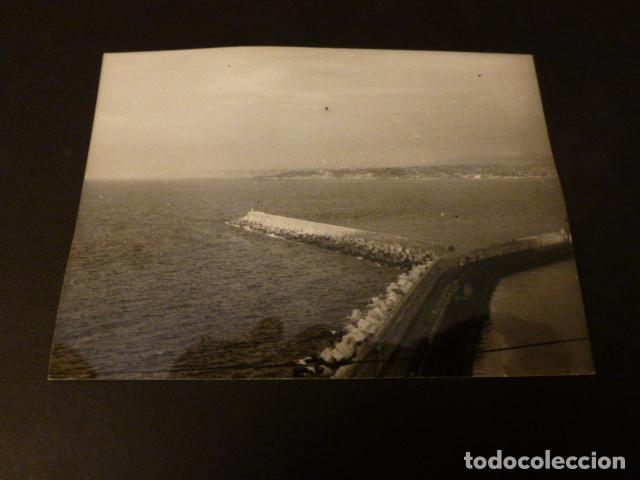 Alte Fotografie: gijon asturias puerto del musel antigua fotograf&iacute;a 7,5 x 10,5 cmts
