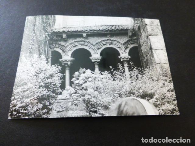 Alte Fotografie: SANTIAGO DE COMPOSTELA SANTA MARIA DEL SAR ANTIGUA FOTOGRAFIA 7,5 X 10,5 CMTS