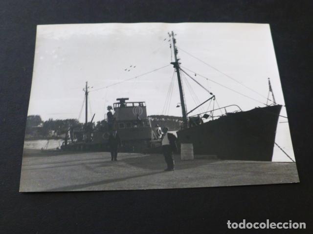 Fotograf&iacute;a antigua: VILLAGARCIA DE AROSA PONTEVEDRA PUERTO ANTIGUA FOTOGRAFIA 7,5 X 10,5 CMTS