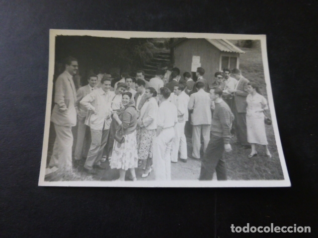 Fotografia antiga: CUEVAS DE ALTAMIRA CANTABRIA ENTRADA FOTOGRAFIA 1953 6 X 8,5 CMTS