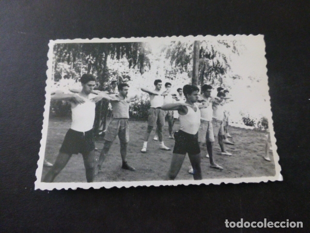 Fotografia antiga: GALICIA JOVENES ORGANIZACION JUVENIL ESPA&Ntilde;OLA OJE GIMNASIA FOTOGRAFIA 7 X 10 CMTS
