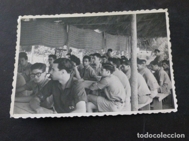 Fotografia antiga: GALICIA JOVENES ORGANIZACION JUVENIL ESPA&Ntilde;OLA OJE CAMPAMENTO FOTOGRAFIA 7 X 10 CMTS