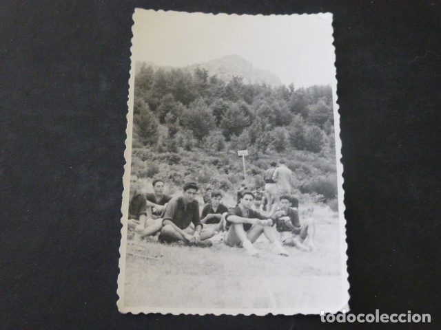 Fotograf&iacute;a antigua: RIA&Ntilde;O LEON JOVENES ORGANIZACION JUVENIL ESPA&Ntilde;OLA OJE CAMPAMENTO FOTOGRAFIA 7 X 10 CMTS