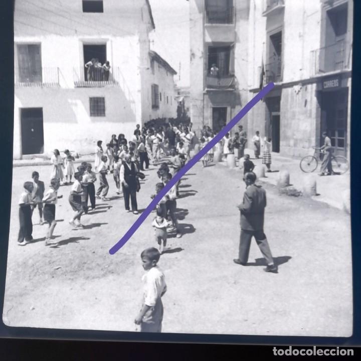 Fotograf&iacute;a antigua: Antiguo negativo. Clich&eacute; de fotograf&iacute;a. Procesi&oacute;n. Fiestas de San Roque..