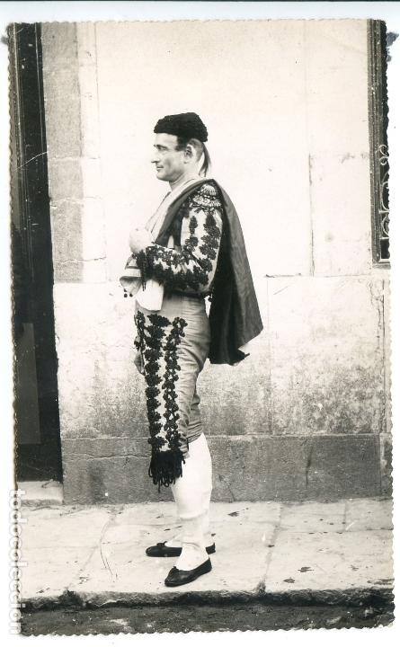 Antique Photography: Fotograf&iacute;a de torero a identificar 9,3x15 cm.