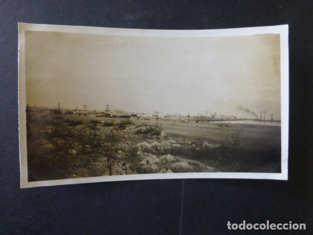 Photographie ancienne: CASABLANCA MARRUECOS VISTA DEL PUERTO FOTOGRAFIA 1927 6,5 X 11 CMTS