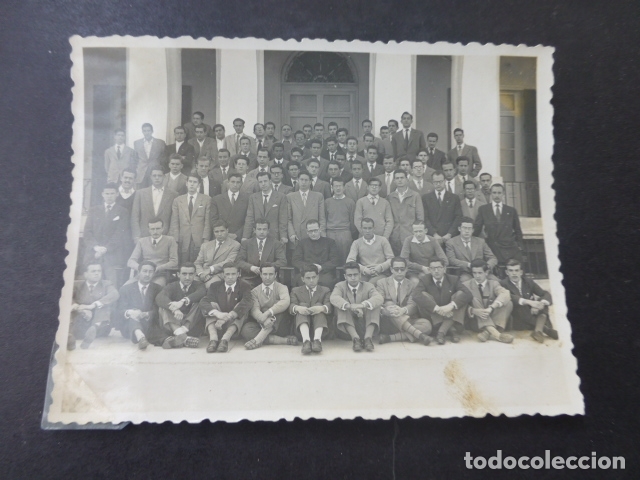 Fotografia antica: CARABANCHEL MADRID GRUPO EJERCICIOS ESPIRITUALES FOTOGRAFIA 1952 8,5 X 11 CMTS