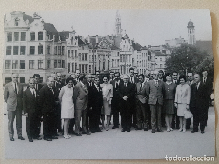 Fotografia antiga: GRUPO EN CIUDAD BELGA FOTOGRAF&Iacute;A A&Ntilde;OS 60