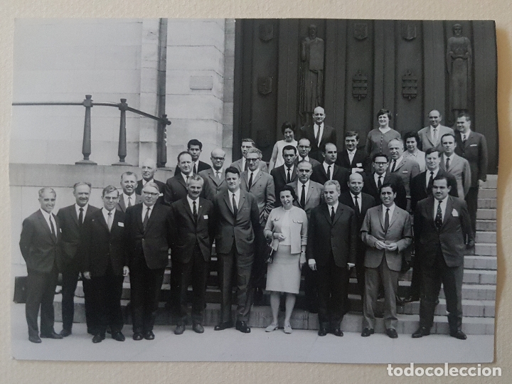 Fotografia antiga: GRUPO EN CIUDAD BELGA FOTOGRAF&Iacute;A A&Ntilde;OS 60
