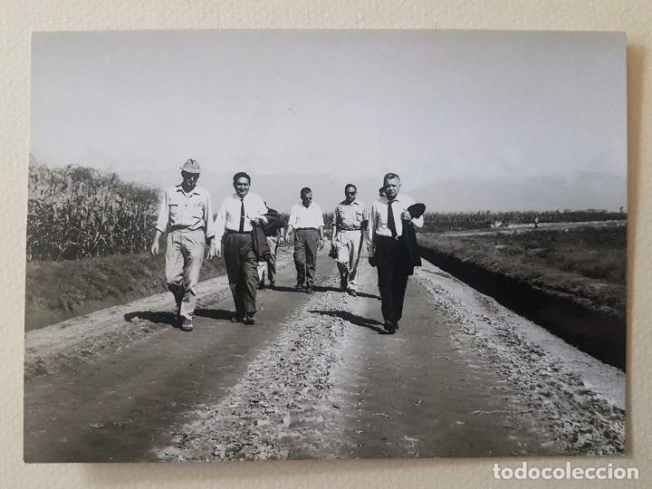 Photographie ancienne: RETRATO SIETE HOMBRES FOTOGRAF&Iacute;A A&Ntilde;OS 60