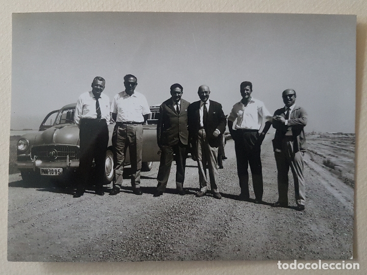 Photographie ancienne: RETRATO SIETE HOMBRES FOTOGRAF&Iacute;A A&Ntilde;OS 60