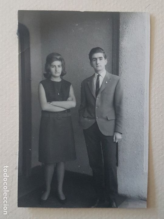 Photographie ancienne: RETRATO PAREJA YEYE  FOTOGRAF&Iacute;A A&Ntilde;OS 60