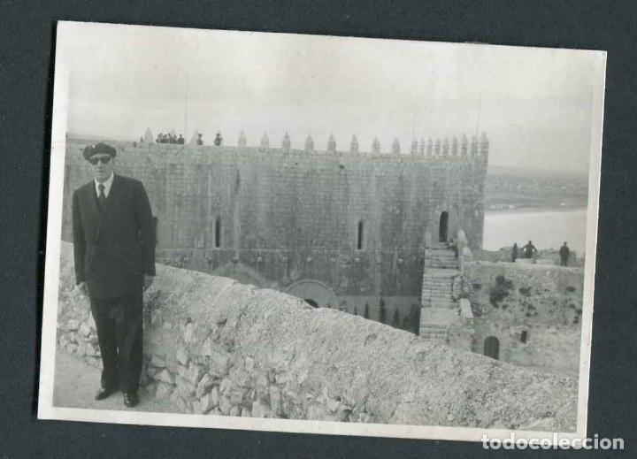 Fotografia antica: Castell&oacute;n. Pe&ntilde;iscola. Castillo. Se&ntilde;or. c. 1915