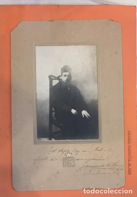 Fotograf&iacute;a antigua: ANTIGUA FOTOGRAFIA DE FRANCISCO DE LA CRUZ Y BUERO A JOSE M&ordf; REY CORDOBA 1914