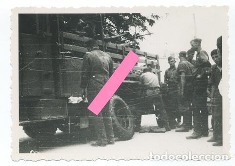 Fotograf&iacute;a antigua: GUERRA CIVIL ESPA&Ntilde;OLA. SOLDADOS DE LA LEGI&Oacute;N C&Oacute;NDOR EN AGUILAR DE CAMPOO.