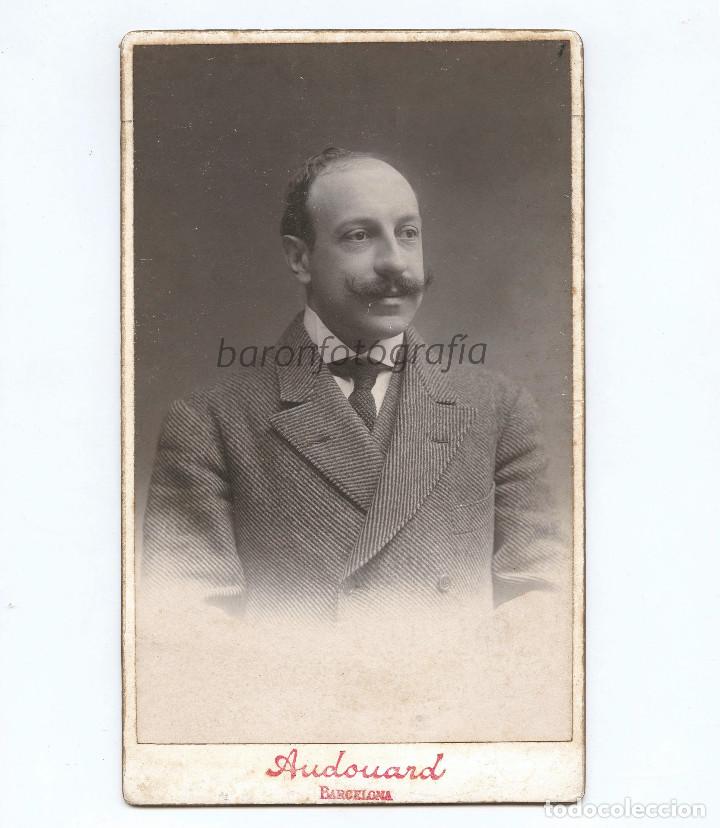 Antique Photography: SANTIAGO GUBERN F&Aacute;BREGAS (1875-1960) POL&Iacute;TICO Y JUEZ.  FOTO: AUDOUARD. 13X22 CM.