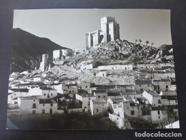 Antique Photography: VELEZ BLANCO ALMERIA VISTA DE LA LOCALIDAD Y CASTILLO FOTOGRAFIA 14 X 19,5 CMTS