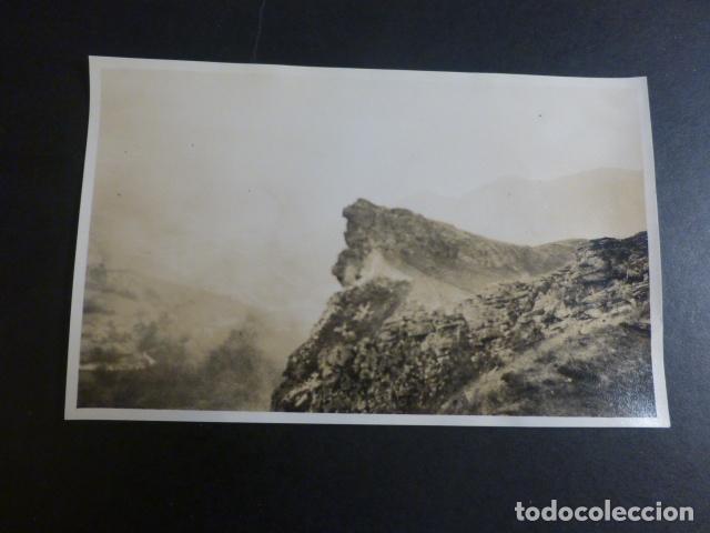 Alte Fotografie: PE&Ntilde;A COLSA CABUERNIGA CANTABRIA VISTA FOTOGRAFIA HACIA 1915 8,5 X 14,2 CMTS