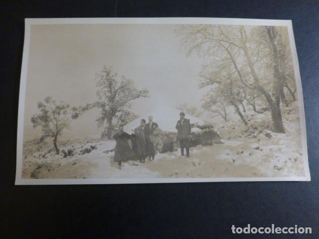 Fotografia antiga: MONTE ESQUINZA NAVARRA NEVADA FOTOGRAFIA 1928 8,5 X 14,2 CMTS