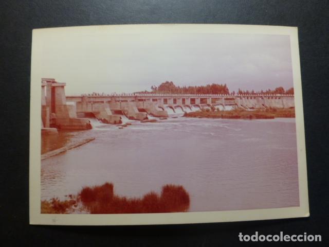 Photographie ancienne: MERIDA BADAJOZ EMBALSE DE MONTIJO ANTIGUA FOTOGRAFIA 9 X 12,5 CMTS